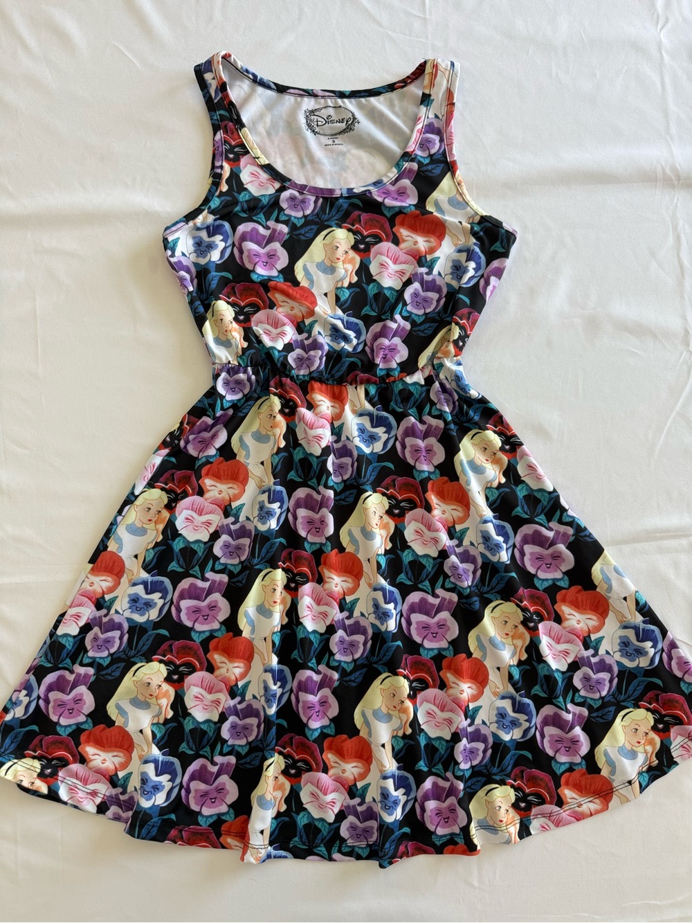 Hot Topic Disney Alice in Wonderland Floral Print dress